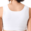 Amoena Lymph Flow Wire Free Front Closure Bra White Back