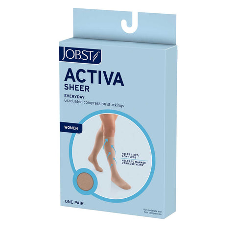 Jobst ACTIVA Sheer Compression Pantyhose - 20-30mmHg