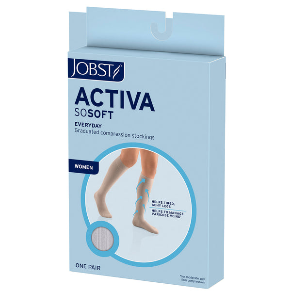 Jobst ACTIVA SoSoft Compression Socks Brocade - 20-30mmHg