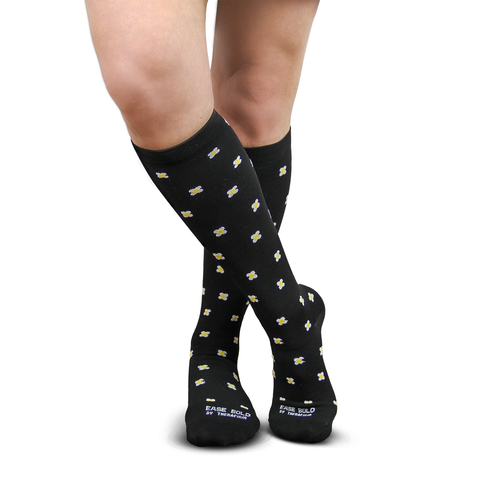 Therafirm Ease Opaque Bold Socks 15-20 mmHg Daisy
